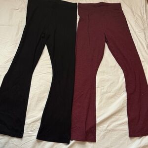 Old Navy Kids Leggings - Black and Burgundy